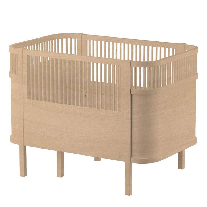 Billede af Sebra Sengen 70x112.5/155 cm - Klassisk - Baby og Junior - Wooden Edition hos Mammashop.dk