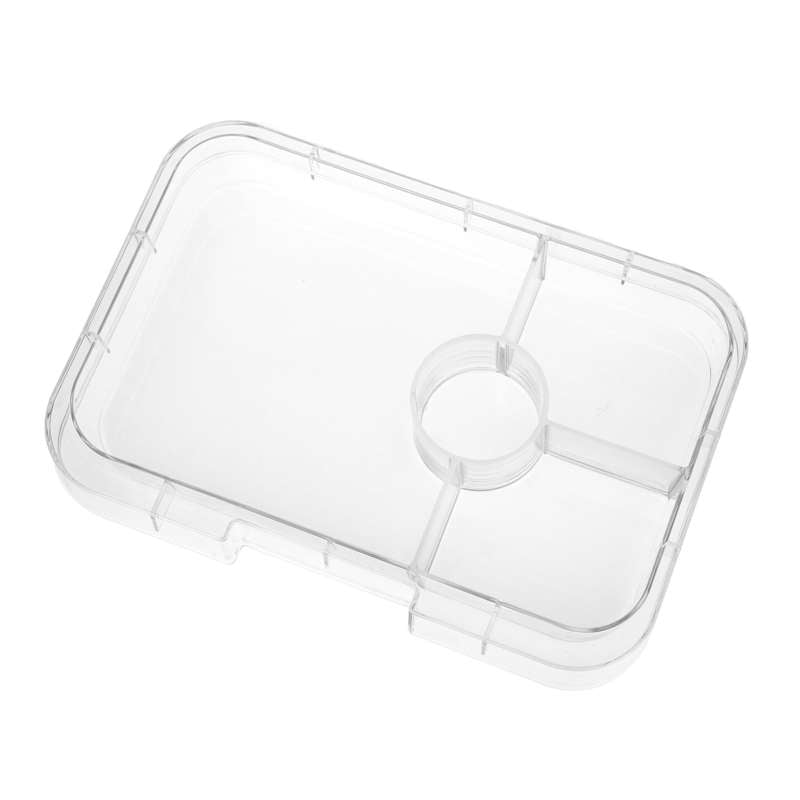 Billede af Yumbox Indsatsbakke - Tapas Tray - 4 rum - Transparent hos Mammashop.dk