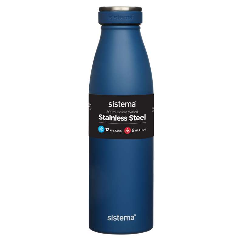 Sistema Termoflaske - Rustfrit Stål - 500ml - Ocean Blue thumbnail