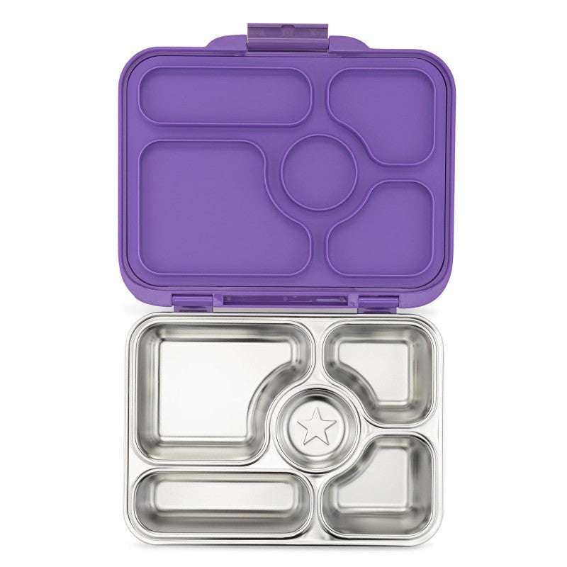 Yumbox Madkasse - Presto Stainless Steel - 5 rum - Remy Lavender