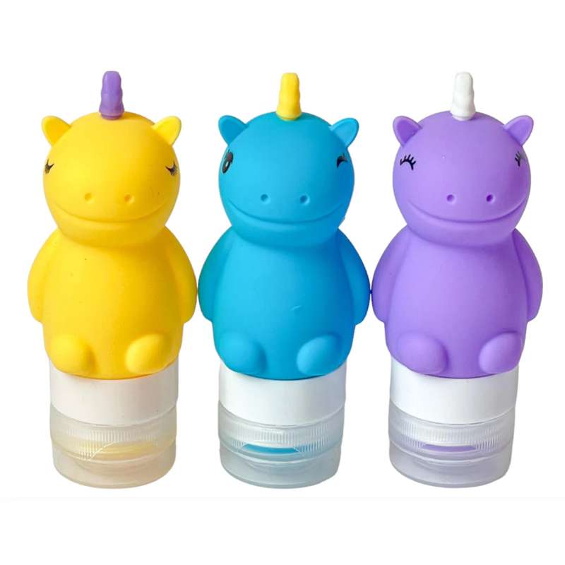 Billede af Yumbox Tilbehør - Squeezy Unicorns Dressingflasker - 3 Stk.