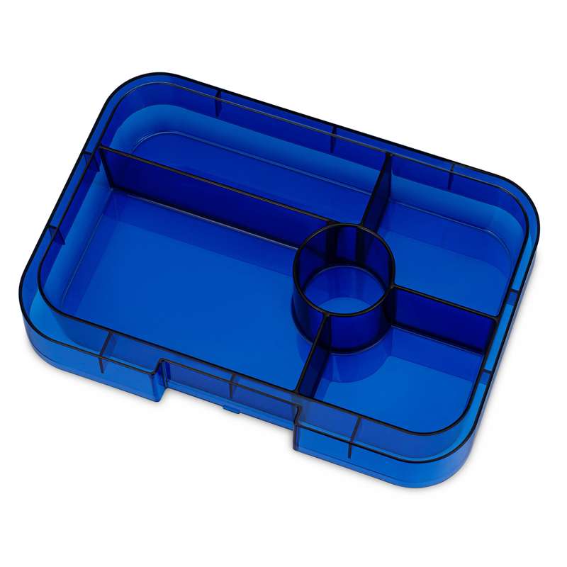 Yumbox Indsatsbakke - Tapas Tray - 5 rum - Clear Navy thumbnail