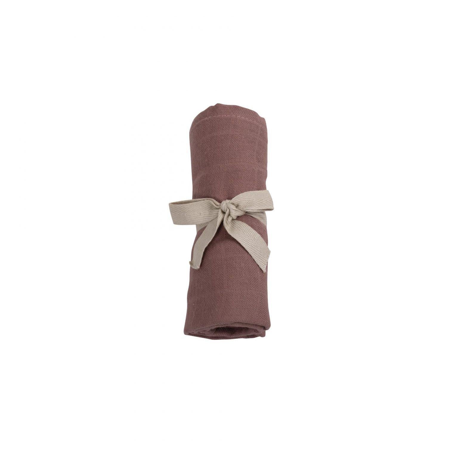 Filibabba Muslin Stofble GOTS - Dusty rose