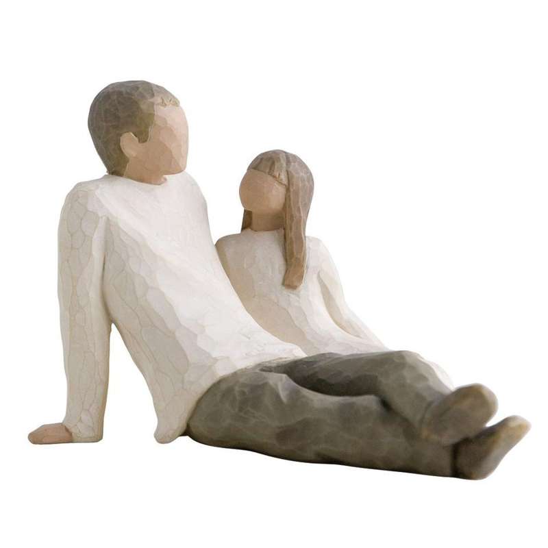 Billede af Willow Tree Father & Daughter figur (far og datter)