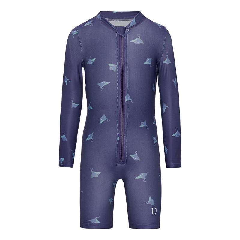 Billede af Vanilla Copenhagen Heldragt - Skate Fish - Deep Blue - 80/86 hos Mammashop.dk