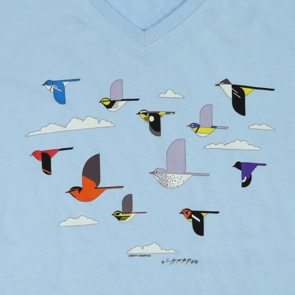 Hummingbirds Adult Natural 2-Sided T-shirt