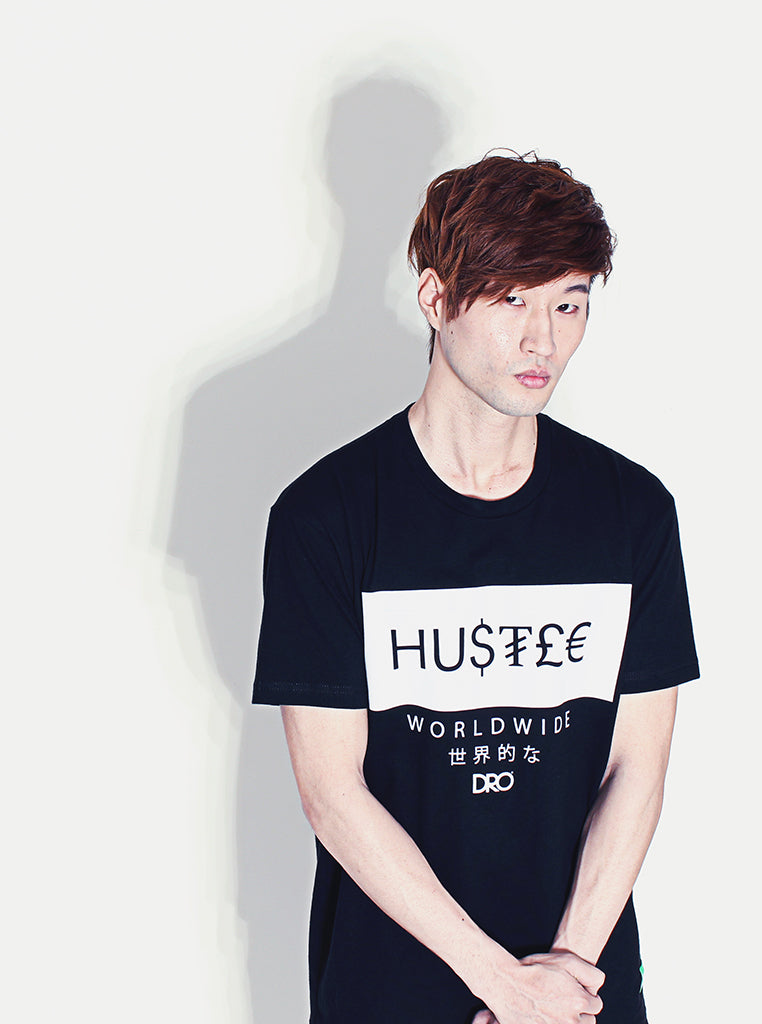 DRO Hustle Worldwide Black T-shirt