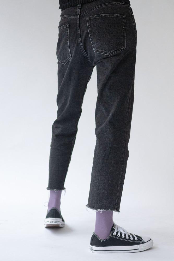 Plain Uni 193 Plum Socks