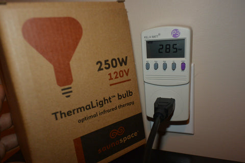 SaunaSpace Thermalight Power Consumption