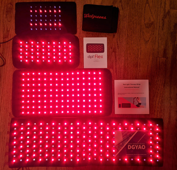 Best FLexible Red Light THerapy pad belt Walgreens DPL flex DGYAO Kinreen