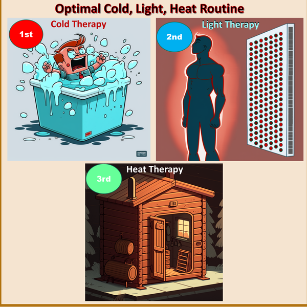 Optimal Routine Cold Red Light Therapy Sauna