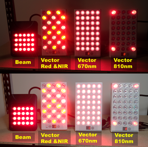 GembaRed Mini Portable Red Light Therapy LED Panel Compare