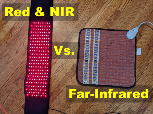 LED Red Light Therapy Pad vs Far Infrared Pad Mat Healing Pain Therapy