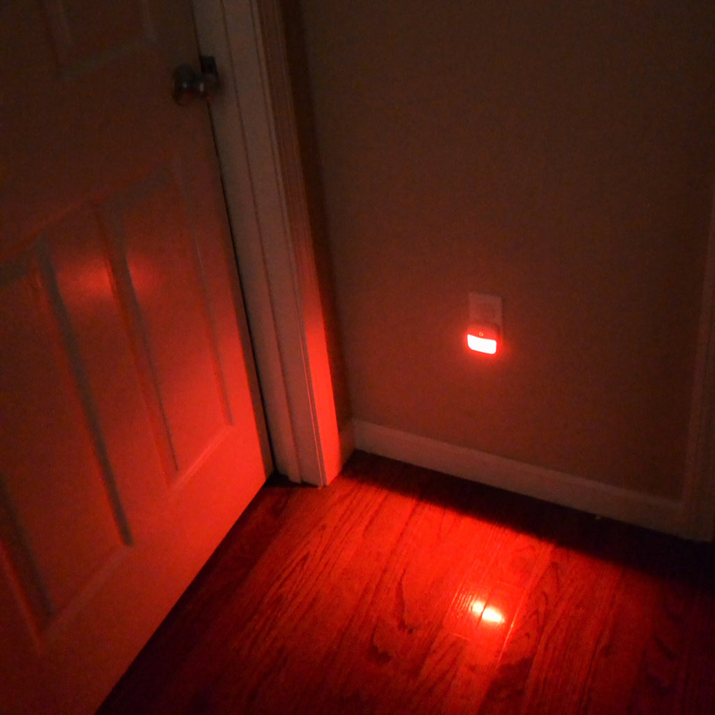 plug in red night light