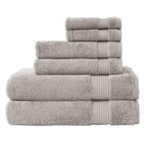 Amadeus Turkish Cotton Towel Set of 6 (Stone) | Classic Turkish Towels