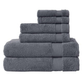 Amadeus Turkish Cotton Towel Set of 6 (Twilight Gray) | Classic Turkish Towels