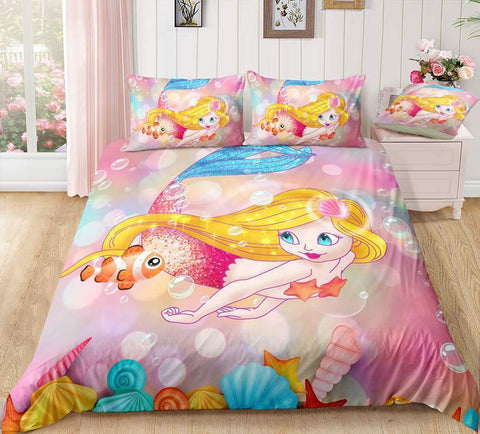 The 1 Mermaid Bedding Duvet Cover Sets