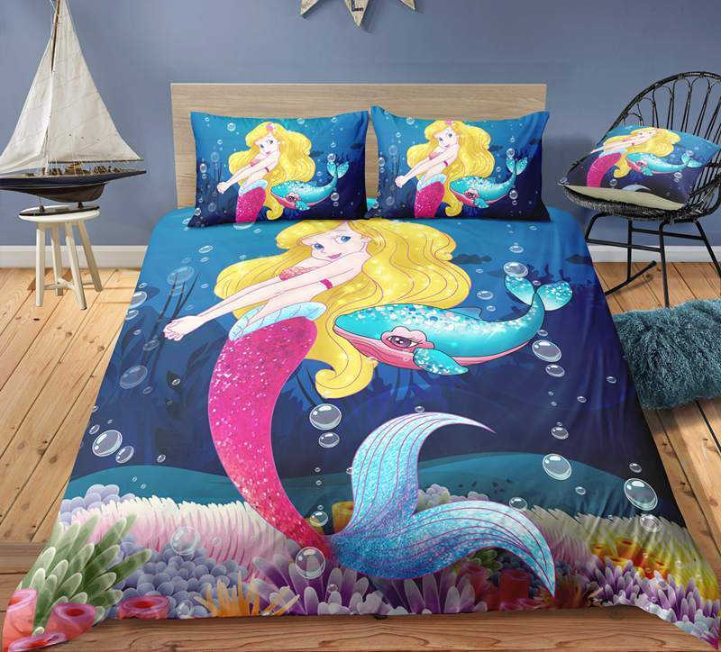 The 1 Mermaid Bedding Duvet Cover Sets