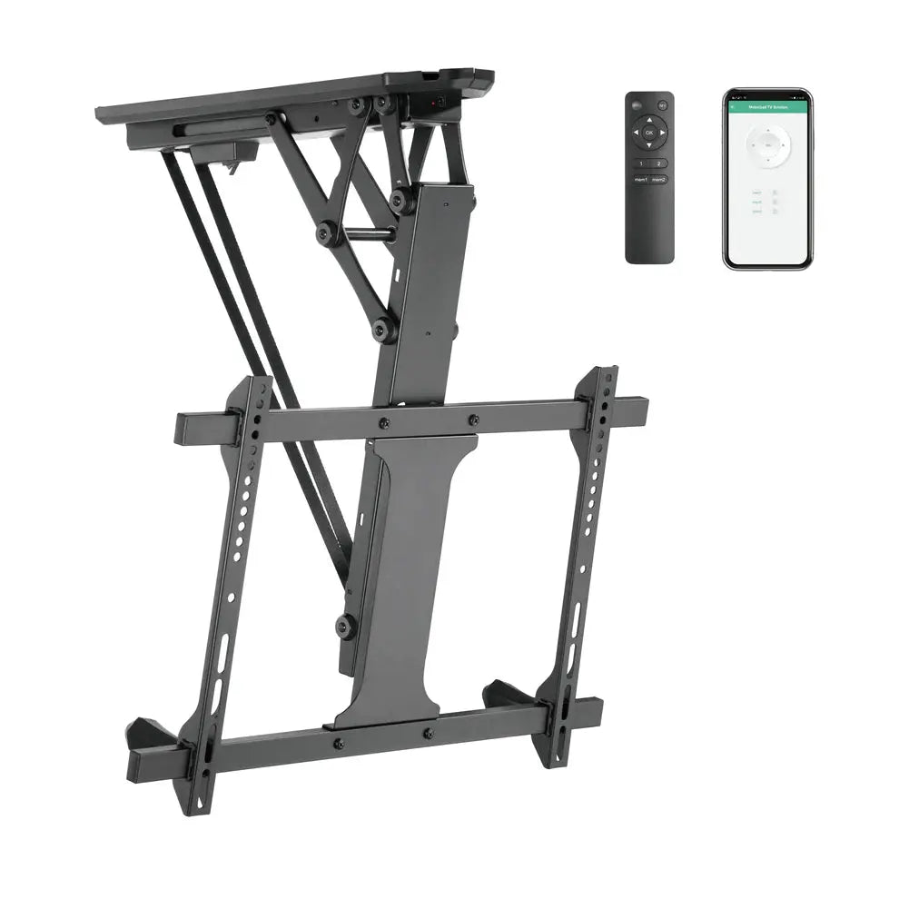 ProMounts Motorized Ceiling TV Mount for TVs 32" - 70" Up to 77 lbs with Smart App and Remote Control