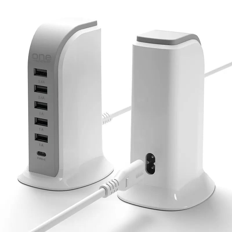 ONE Power - 6 USB Port Desktop Charging Tower Hub (OPT061) – One Products