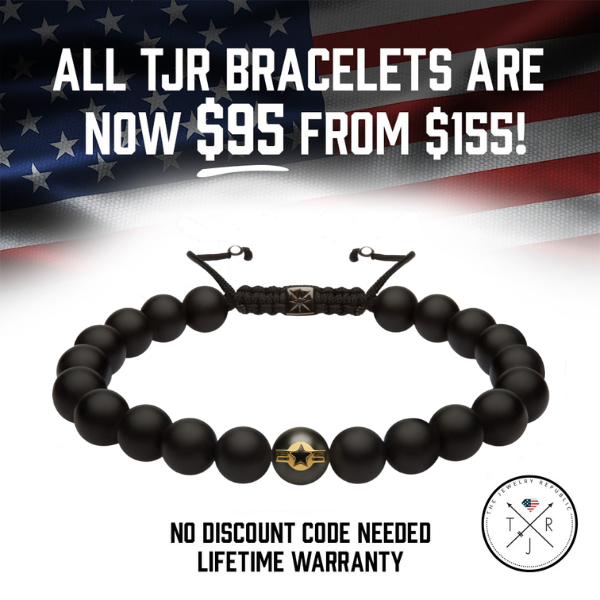 USAF Gold Adjustable Bracelet