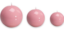 Load image into Gallery viewer, Sphere Ball Pink Candle
