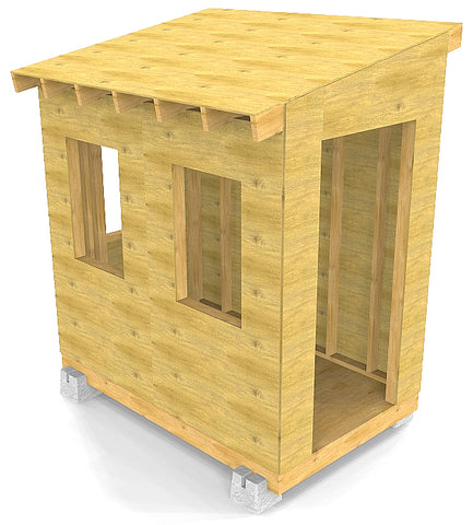 How to Build a Garden Shed Foundation to Roof Shed Plan 