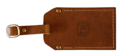 Branded Leather Luggage Tag
