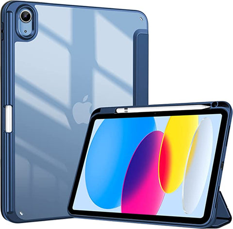 Case for iPad Pro 11 Inch 4th Generation 2022 with Pencil Holder,  Protective Cover with Soft Smooth TPU Back, Also Fit for iPad 11 Pro Case  3rd Generation 2021 /2nd Generation 2020 