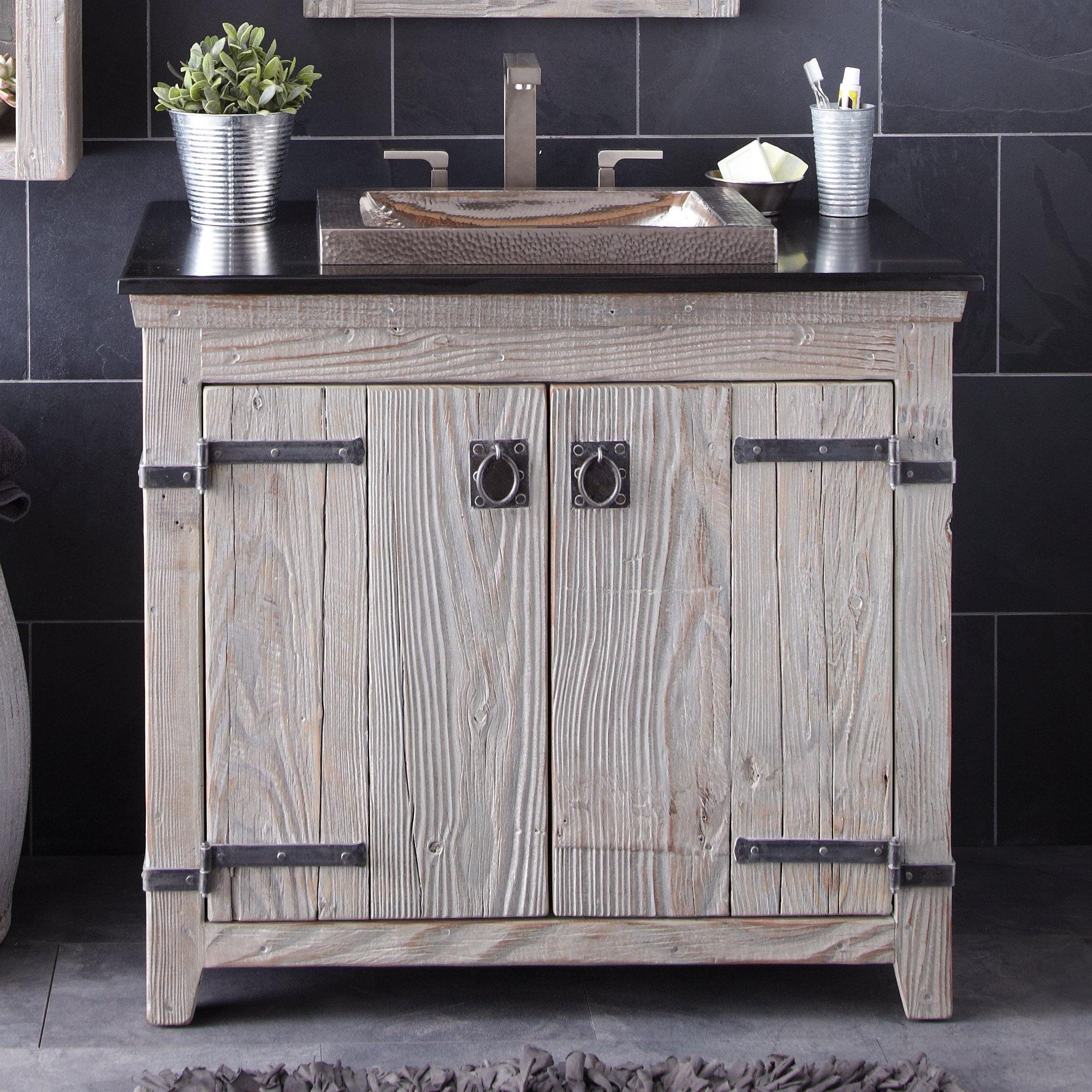 Native Trails 36 Americana Vanity In Driftwood Vnb369 The Sink Boutique