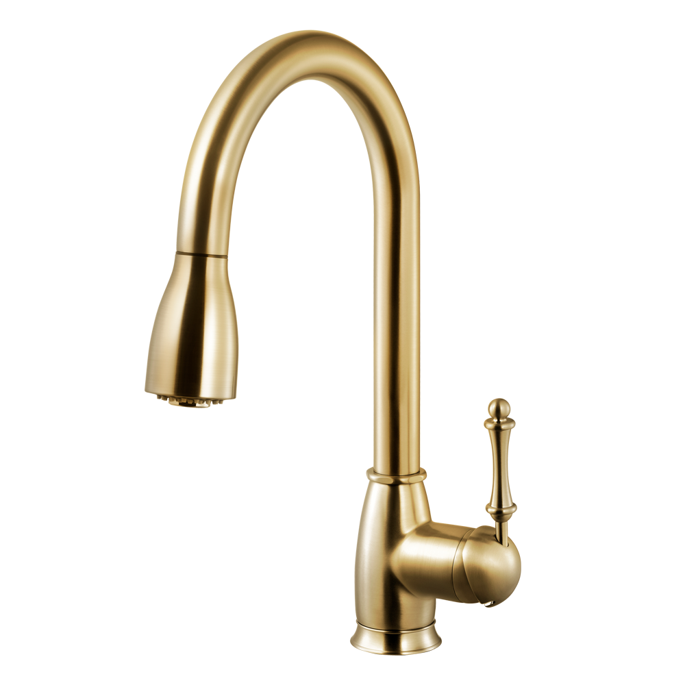 brushed brass kitchen faucet        <h3 class=