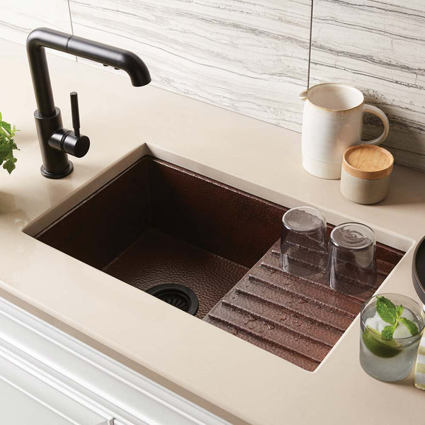 Native Trails Cantina Pro 24 Copper Bar Prep Sink Antique Copper Cp