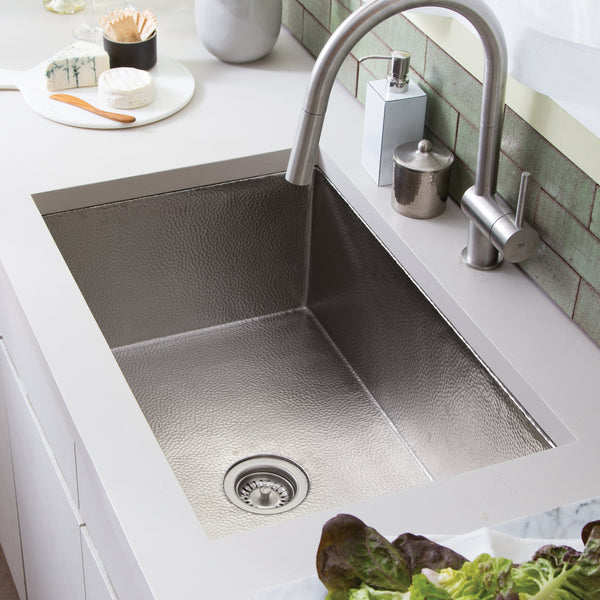 Native Trails Cocina 30 Nickel Kitchen Sink Brushed Nickel Cpk593