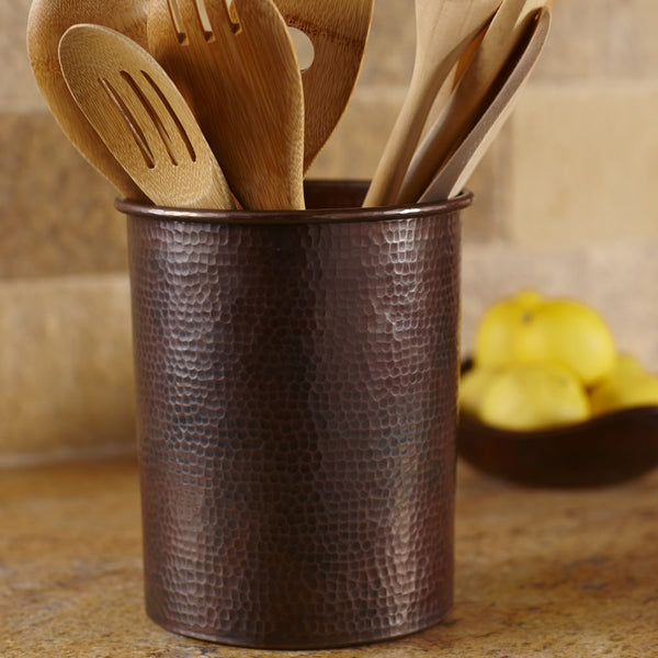 Native Trails Copper Utensil Holder in Antique, CPB244 – The Sink Boutique