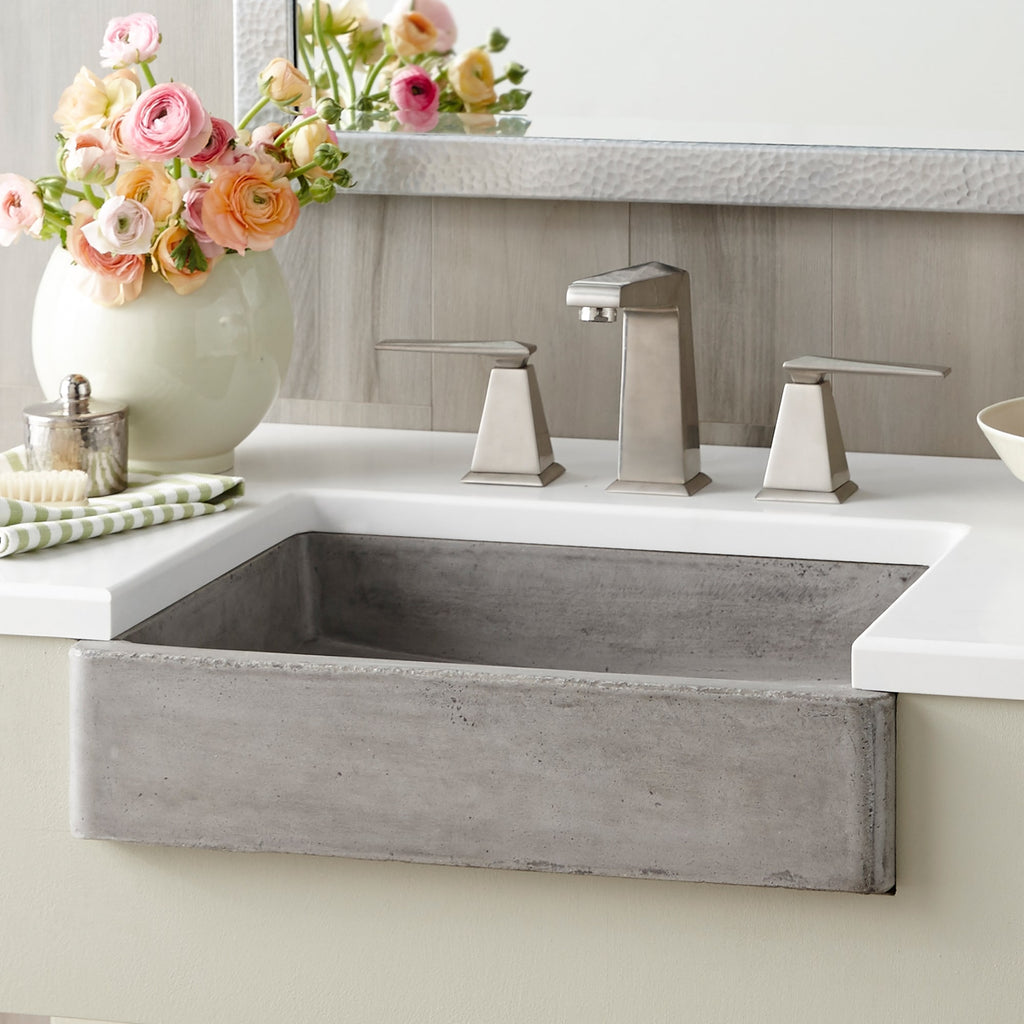 Native Trails Nipomo 20 Rectangle Nativestone Concrete Farmhouse Bath