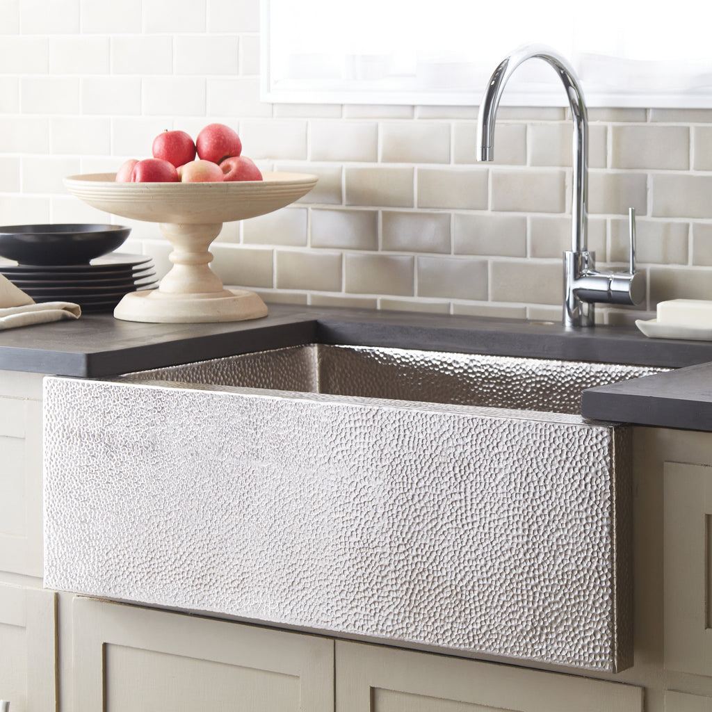 Native Trails Pinnacle 33 Nickel Farmhouse Sink Brushed Nickel Cpk5