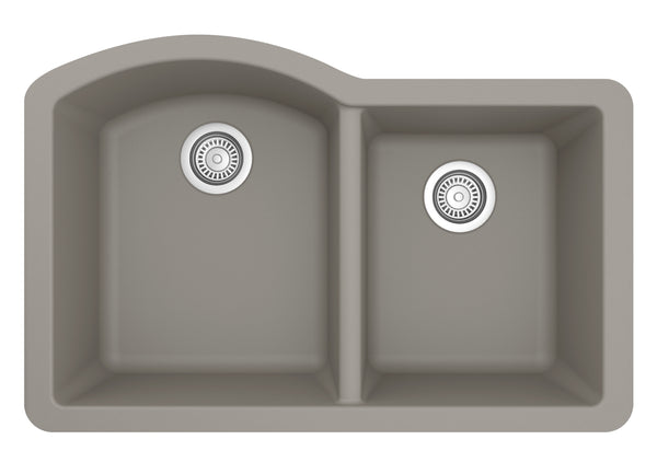 karran qu 610 double quartz kitchen sink