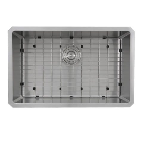 black stainless steel sink 30 inch