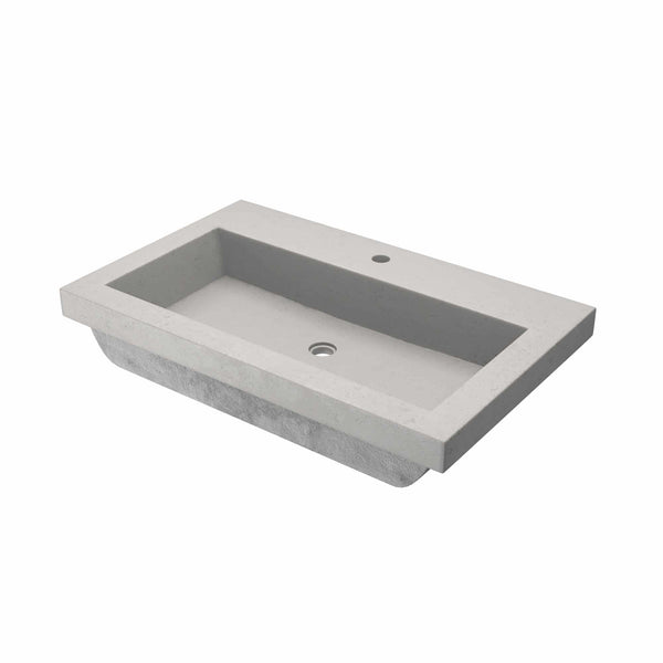 Native Trails Trough 30 Rectangle Nativestone Concrete Bathroom Sink