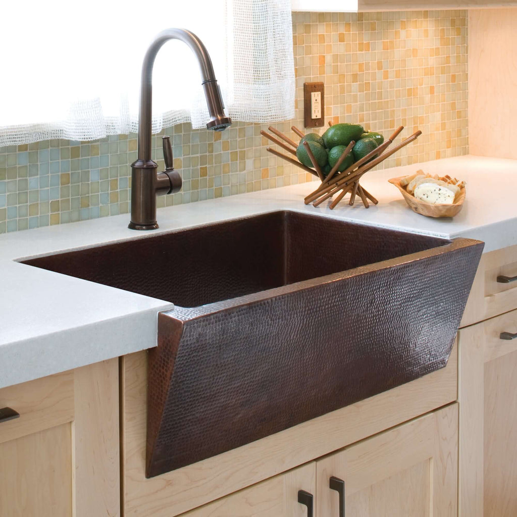 Native Trails Zuma 33 Copper Farmhouse Sink Antique Copper Cpk290