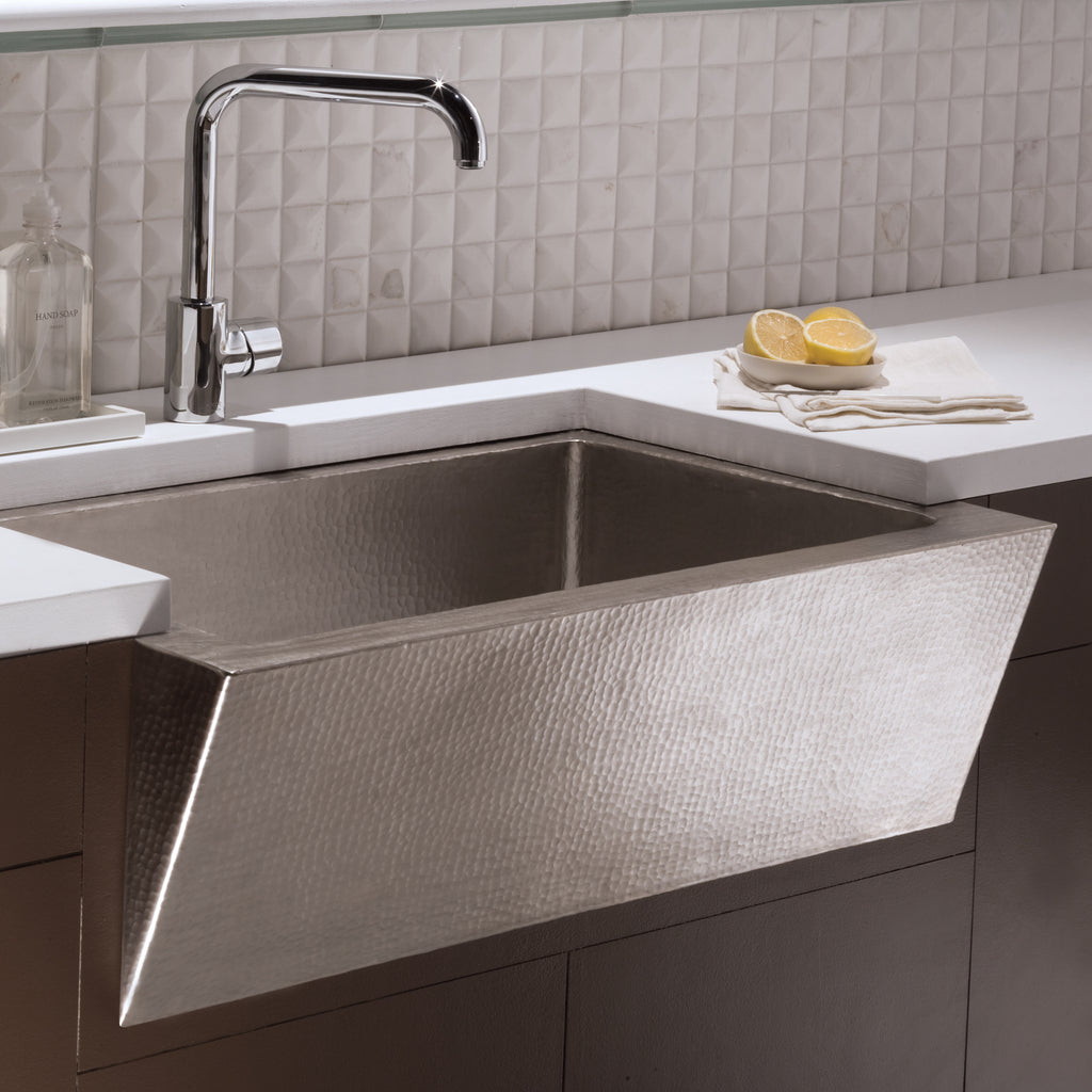 Native Trails Zuma 33 Nickel Farmhouse Sink Brushed Nickel Cpk590