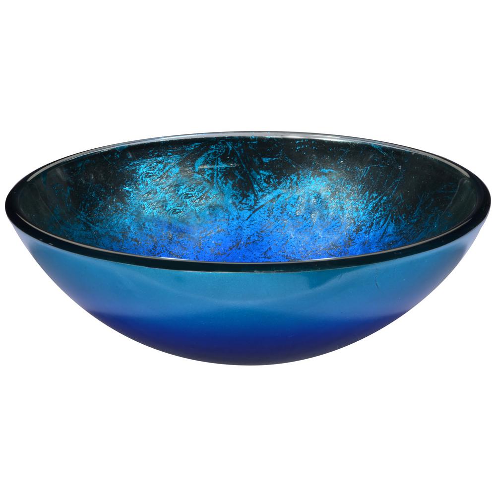 16 Oceana Series Vessel Sink In Blue Ls Az197