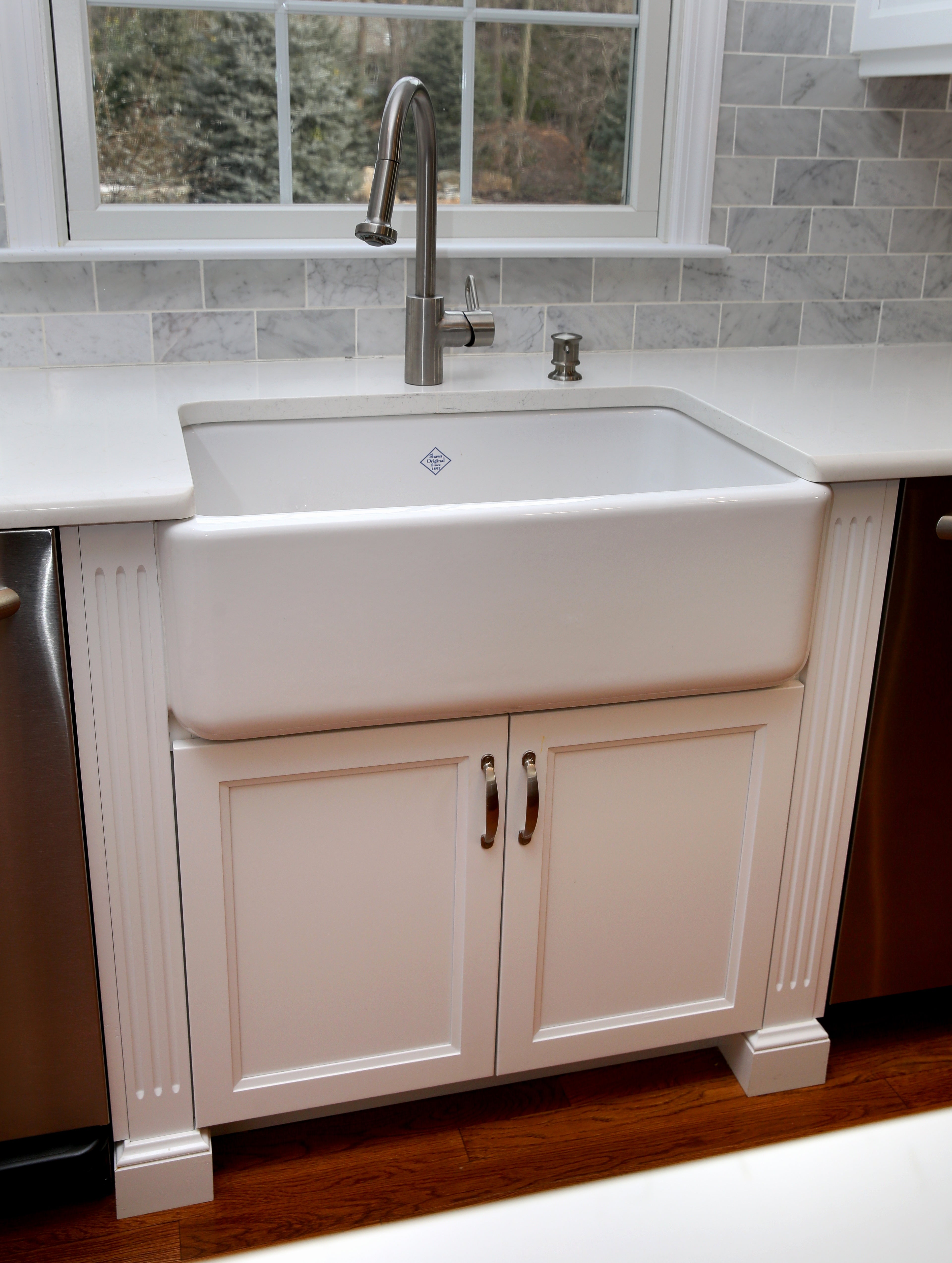 Rohl Shaws 33 Fireclay Single Bowl Farmhouse Apron Kitchen Sink White Rc3318wh