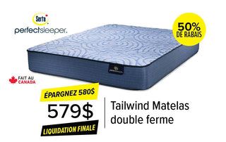 Serta® Tailwind Firm full Mattress
50% OFF $599