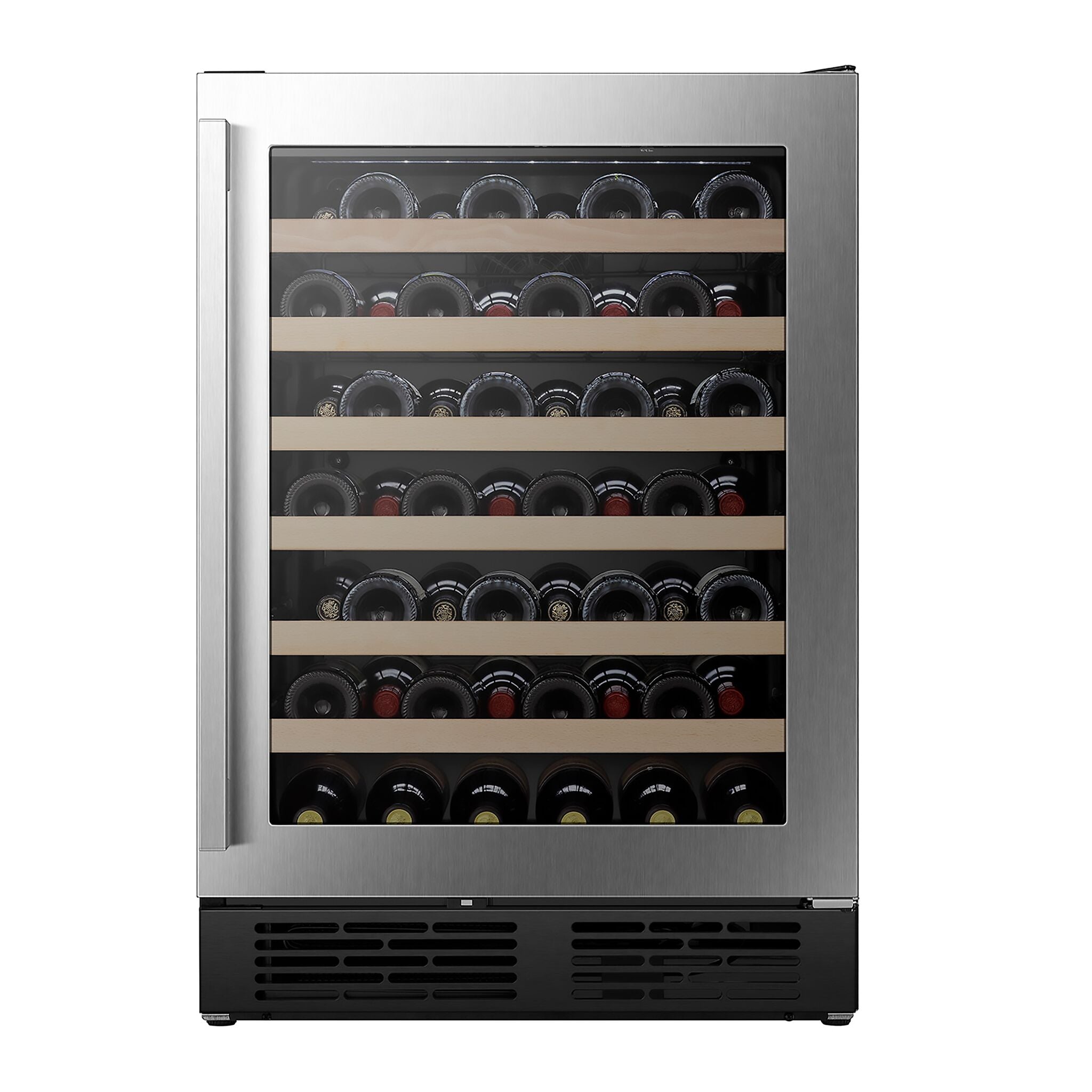 Hisense 5.4 cu.ft Stainless Steel Single Zone Smart Wine Cooler for 54 Bottles - HWS054N6SS