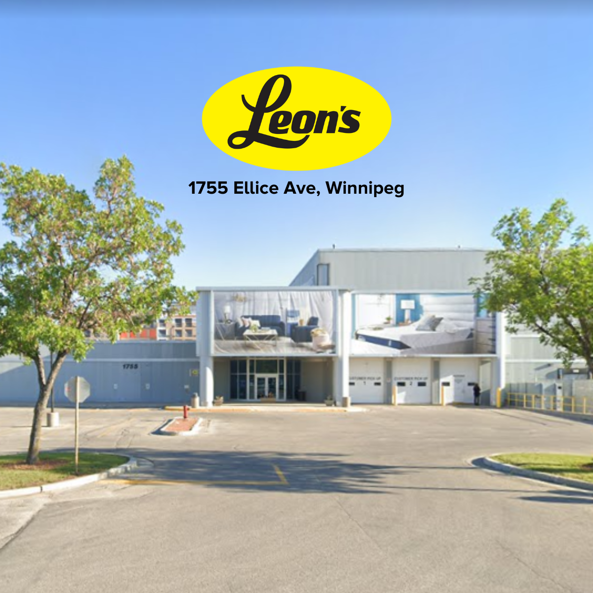 Leon’s furniture: Winnipeg Ellice Ave