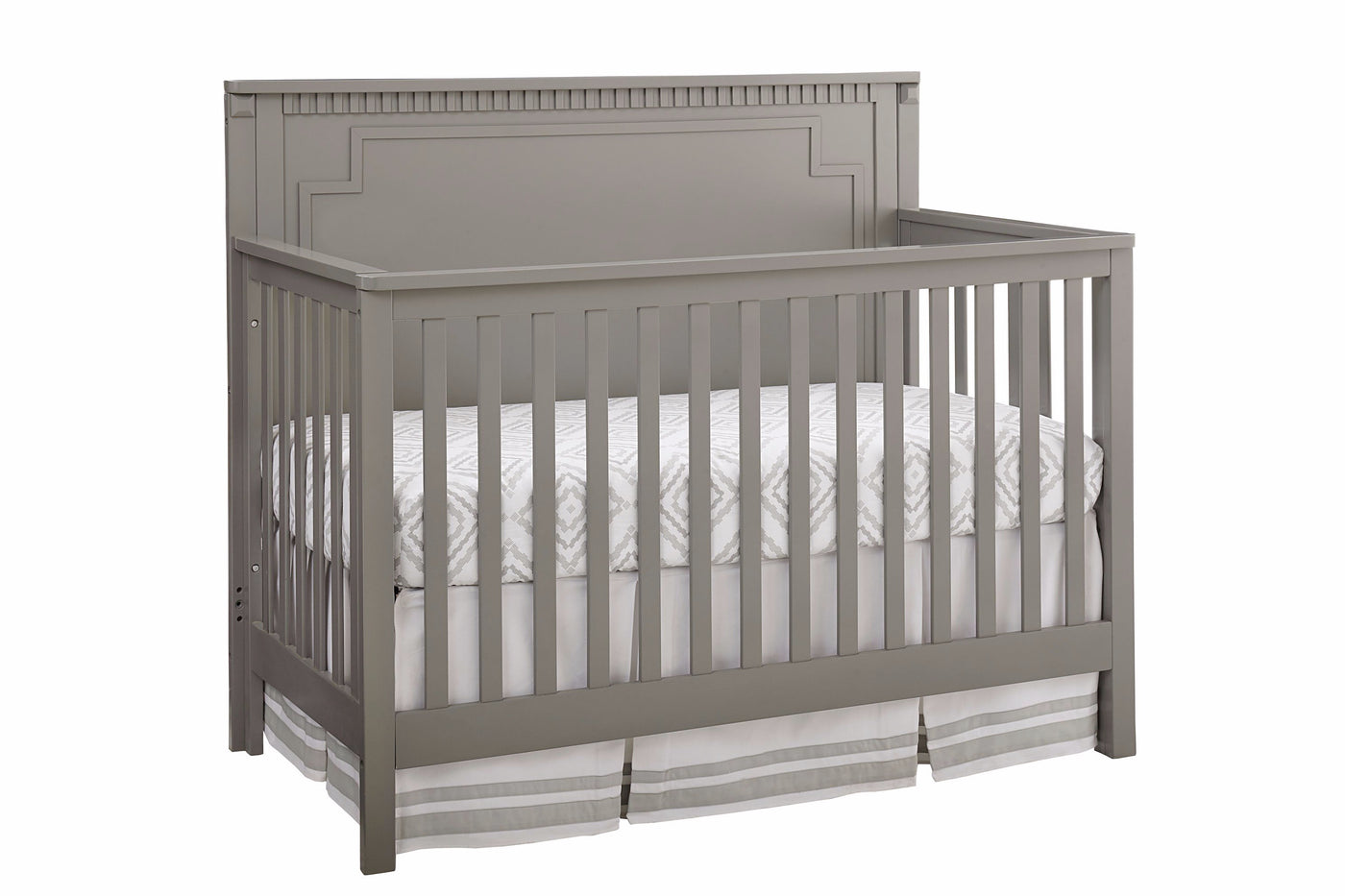 grey convertible crib