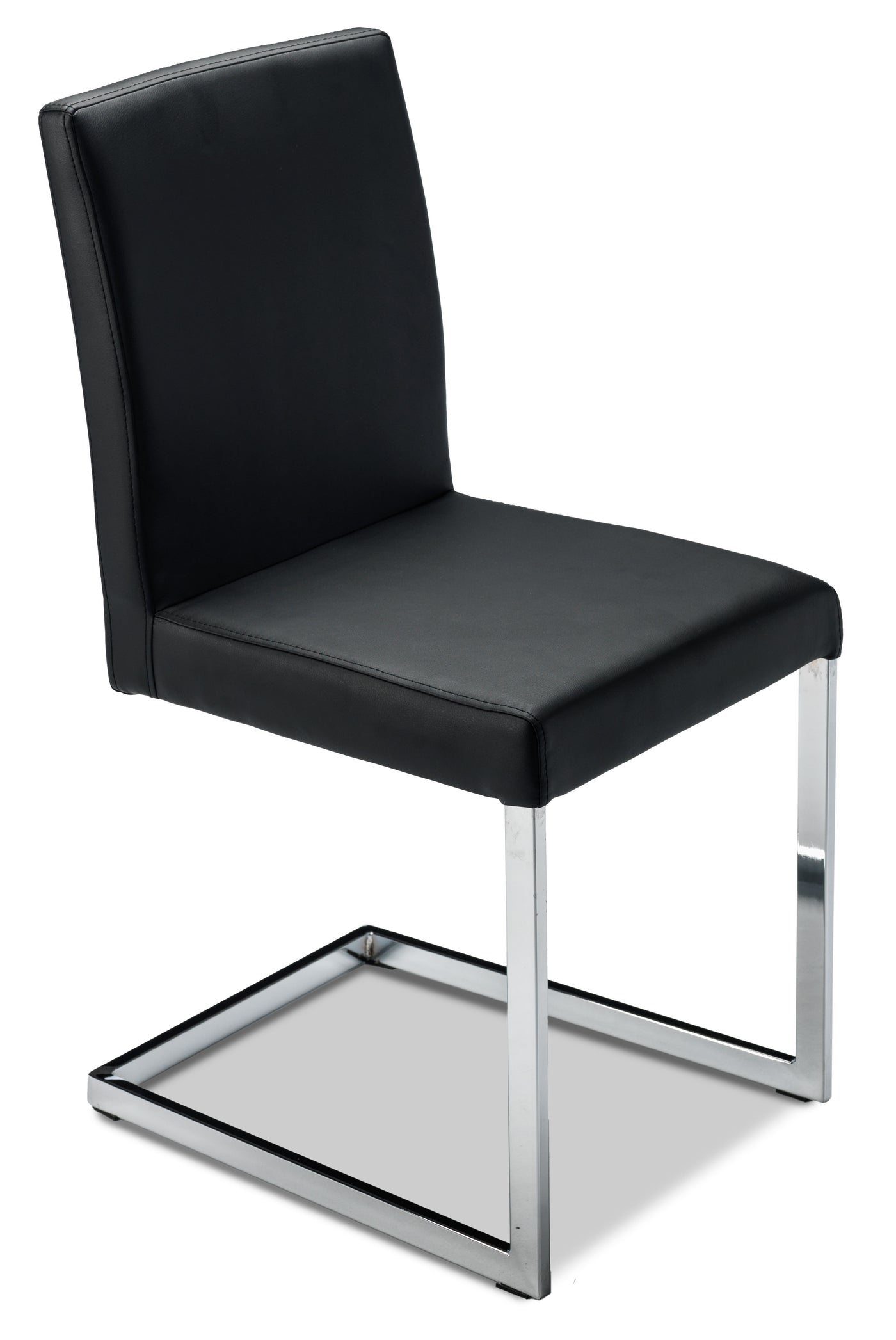 black chrome dining chairs