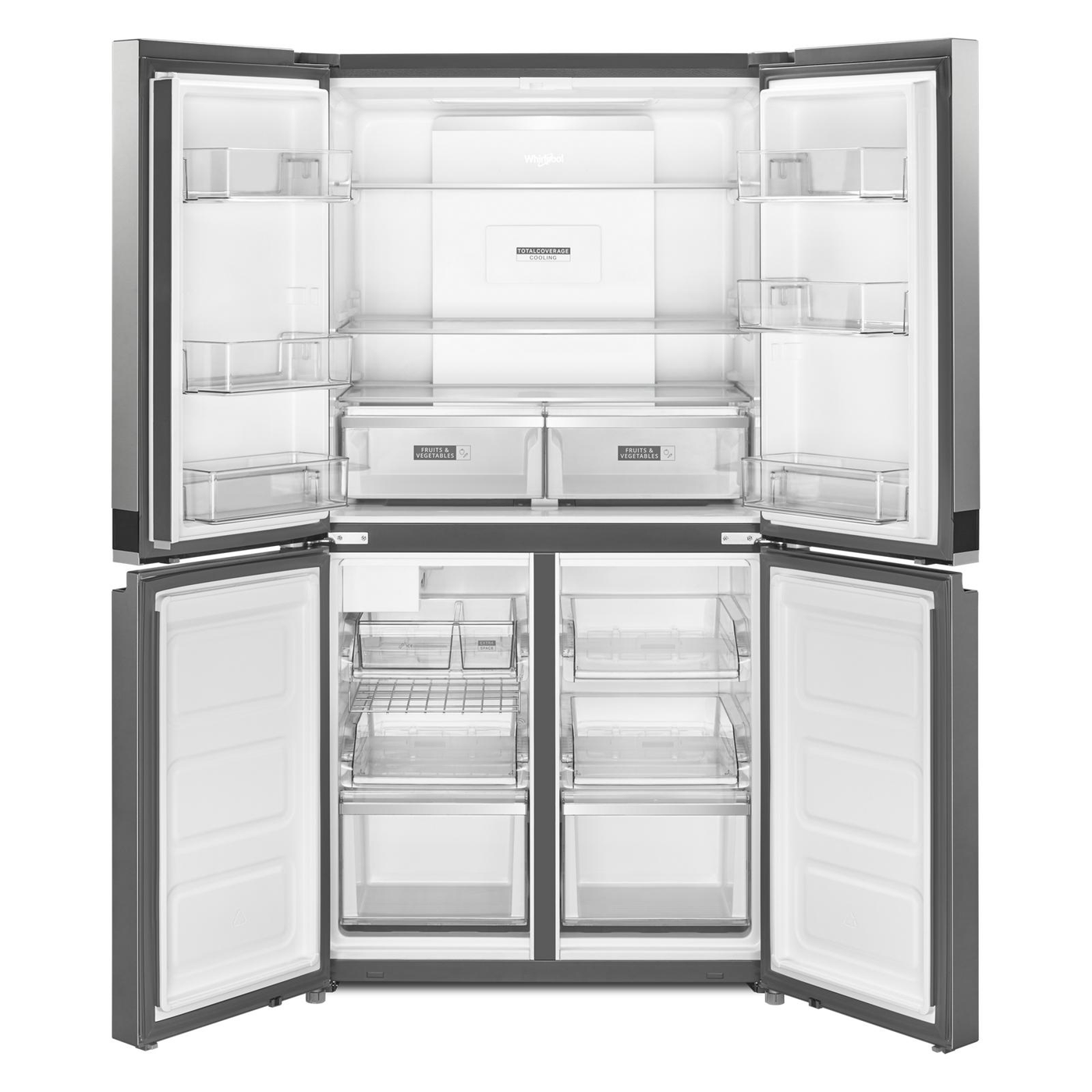 Whirlpool 4 Door French Door Counter Depth Refrigerator