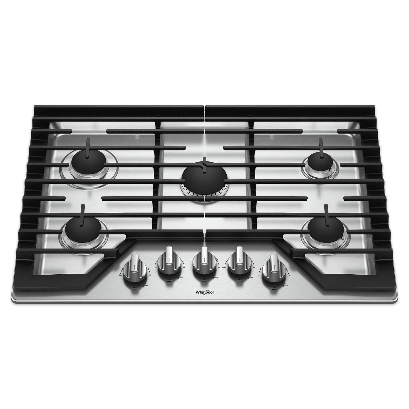 Whirlpool Stainless Steel 30 Gas Cooktop Wcg97us0hs Leon S